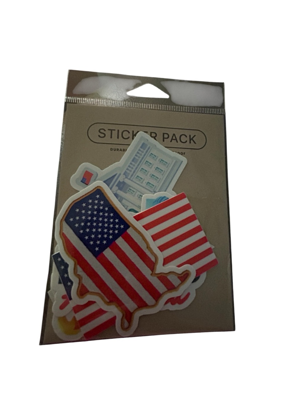 USA Flag Sticker Pack - Red, White & Blue